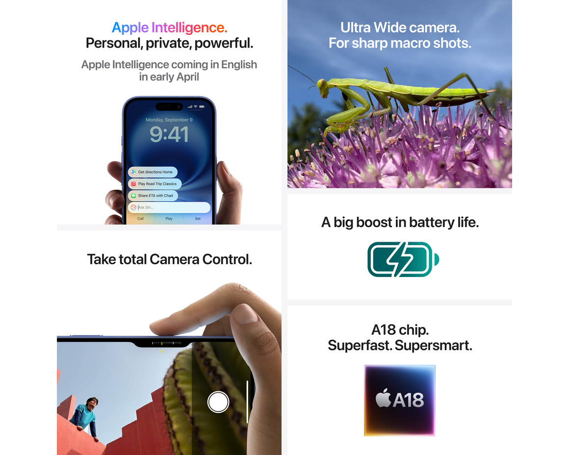 iPhone 16 Plus 512GB Svart