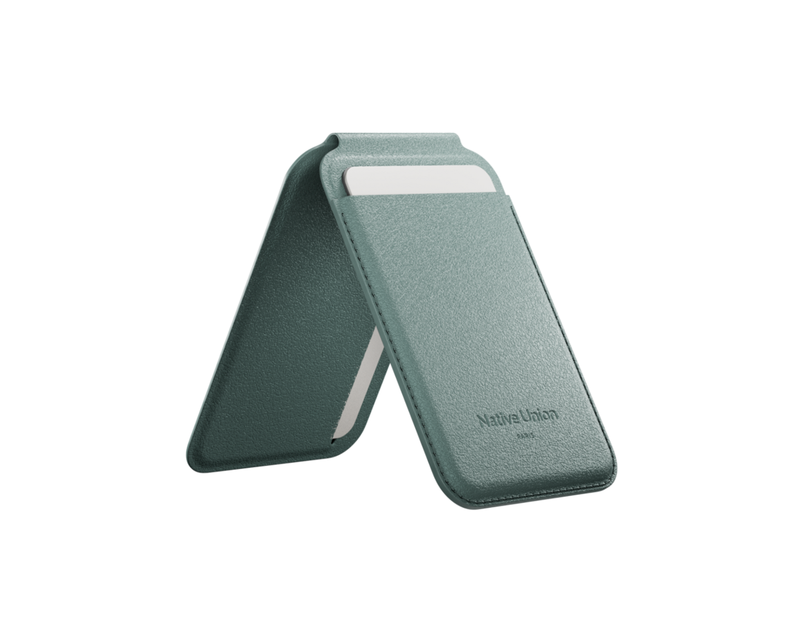 Native Union Active Wallet Stand Slate Green