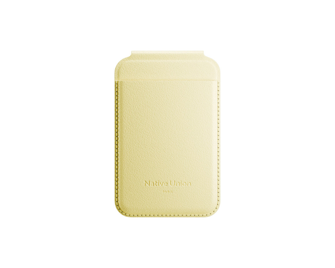 Native Union Active Wallet Stand Lemon