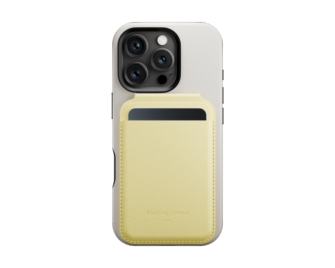 Native Union Active Wallet Stand Lemon