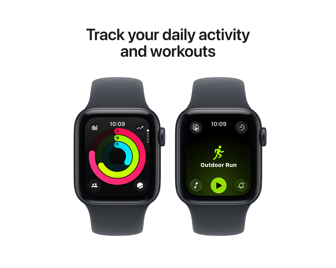 Apple Watch SE 3 Midnatt 40 mm GPS S/M
