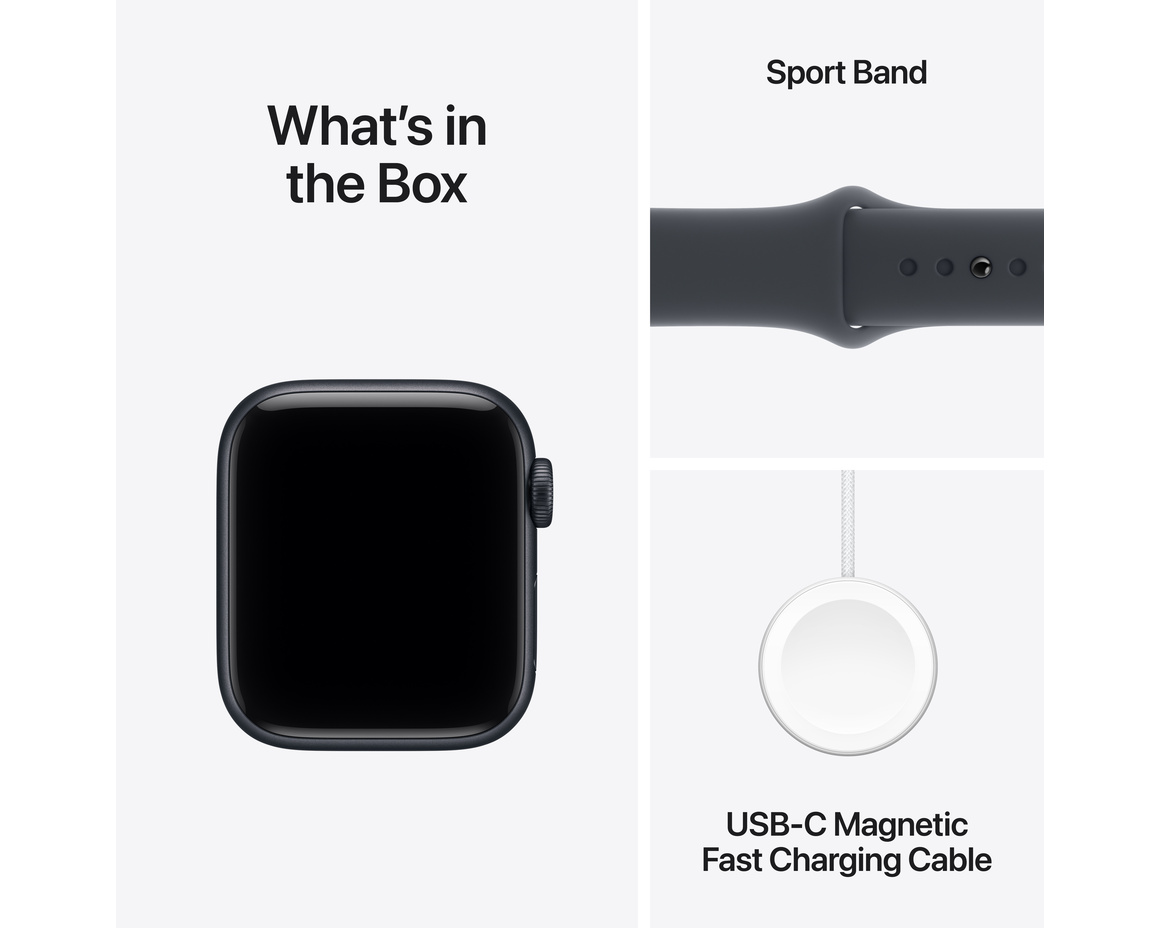 Apple Watch SE 3 Midnatt 40 mm GPS S/M