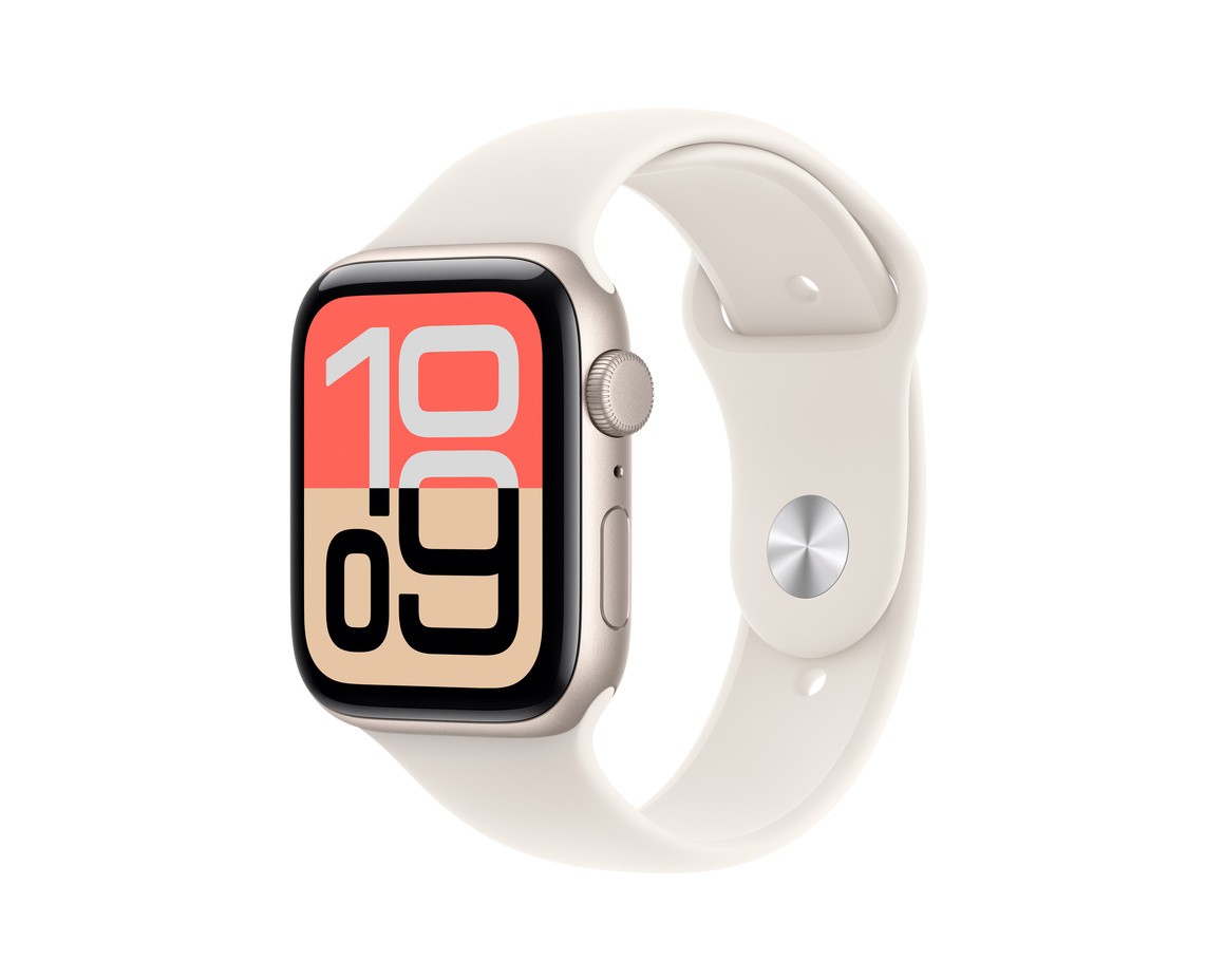 Apple Watch SE 3 Stjärnglans 44 mm GPS S/M