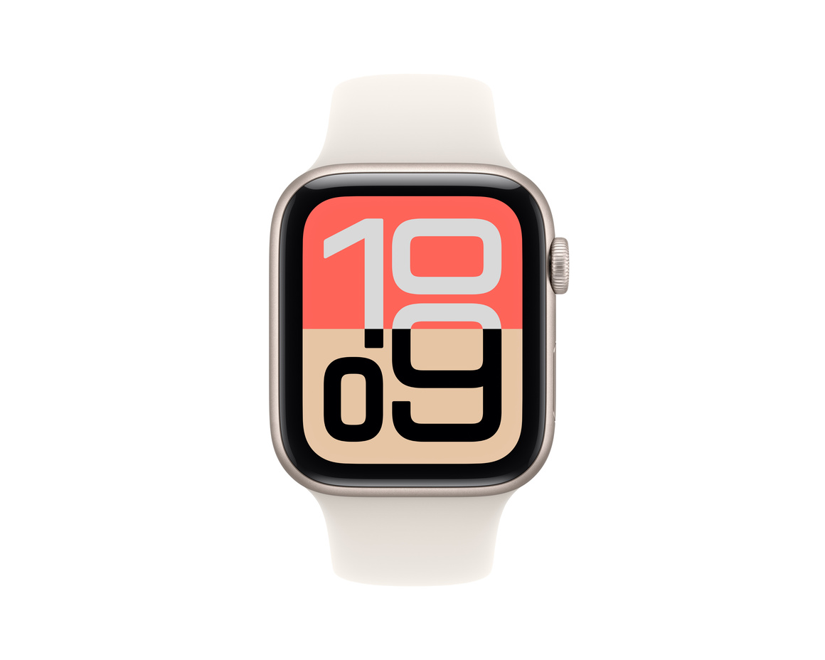 Apple Watch SE 3 Stjärnglans 44 mm GPS S/M