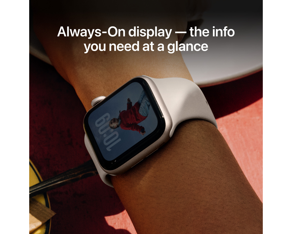 Apple Watch SE 3 Stjärnglans 44 mm GPS S/M