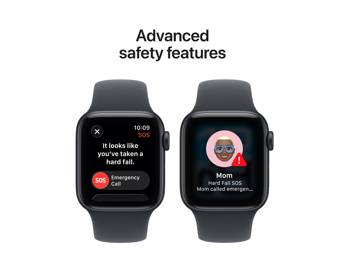 Apple Watch SE 3 Midnatt 40 mm GPS + Cellular M/L