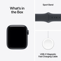 Apple Watch SE 3 Midnatt 40 mm GPS + Cellular M/L
