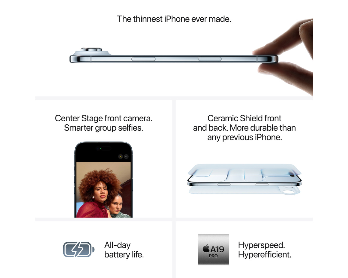 iPhone Air Molnvit 1 TB