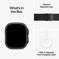 Apple Watch Ultra 3 GPS + Cellular 49mm med Milanese Loop Svart Small