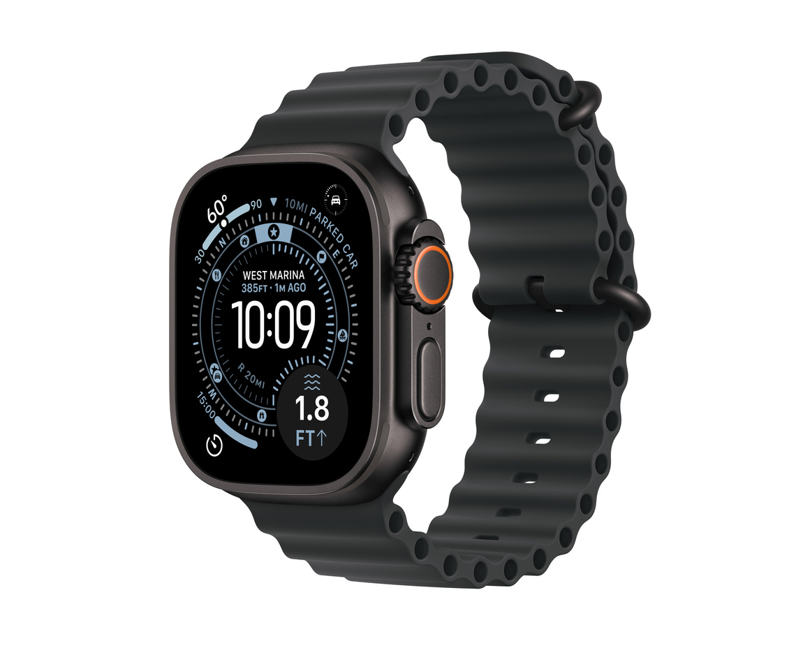 Apple Watch Ultra 3 GPS + Cellular 49mm med Svart Ocean Band