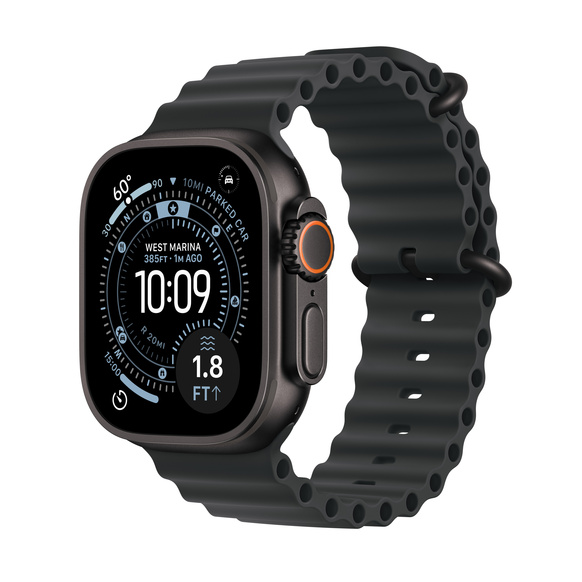Apple Watch Ultra 3 GPS + Cellular 49mm med Svart Ocean Band
