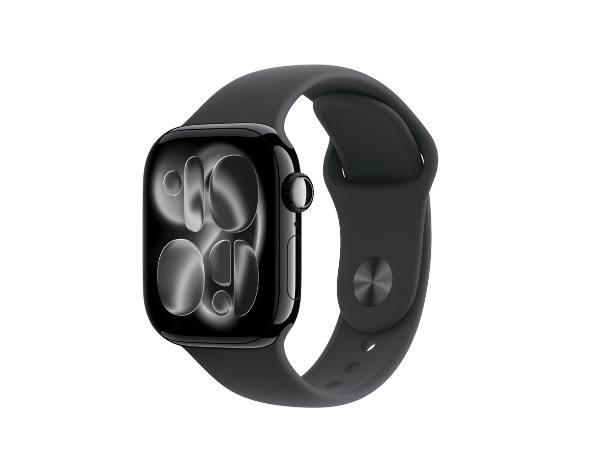 Apple Watch Series 11 Aluminium med Sportband Gagatsvart 42 mm GPS - Cellular S/M