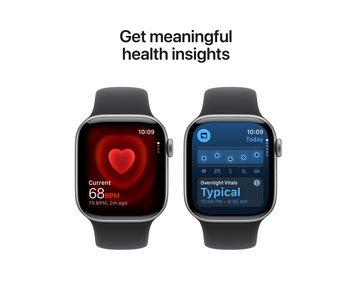 Apple Watch Series 11 Aluminium med Sportband Rymdgrå 42 mm GPS - Cellular M/L