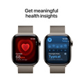 Apple Watch Series 11 Titan med Milanesisk Loop 42 mm Naturlig
