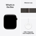 Apple Watch Series 11 Titan med Milanesisk Loop 46 mm Skiffer M/L