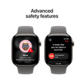 Apple Watch Series 11 Titan med Sportband Naturlig 42 mm S/M