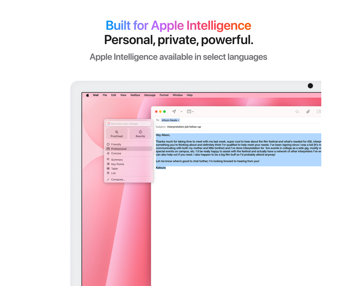 iMac 24 Retina 4.5K (2024) M4 8-core CPU, 8-core GPU/16GB/256GB SSD Rosa