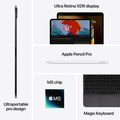 iPad Pro M5 11 tum Rymdsvart 256 GB Standardglas Wi-Fi