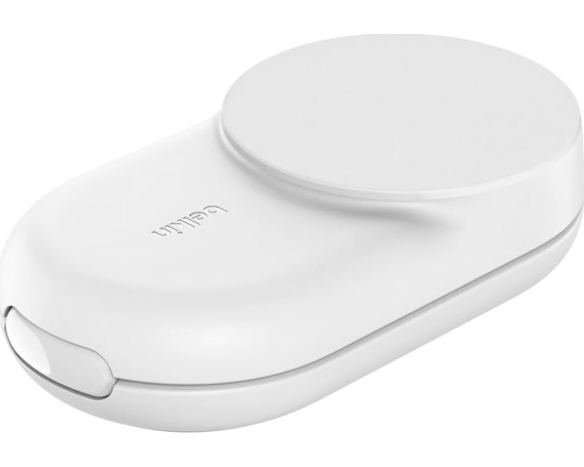 Belkin UltraCharge 3-i-1 hopfällbar magnetisk laddare med Qi2 25W Vit