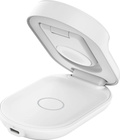 Belkin UltraCharge 3-i-1 hopfällbar magnetisk laddare med Qi2 25W Vit