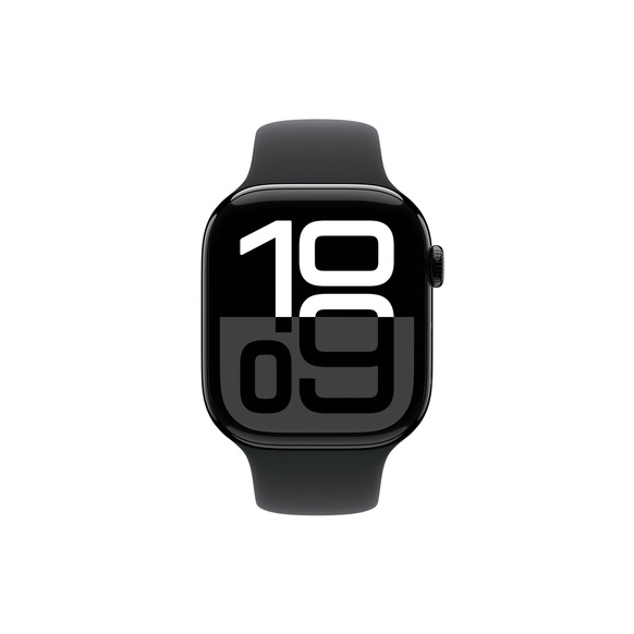 Apple Watch Series 10 GPS 46mm Gagatsvart Aluminiumboett - Gradering A (begagnad)