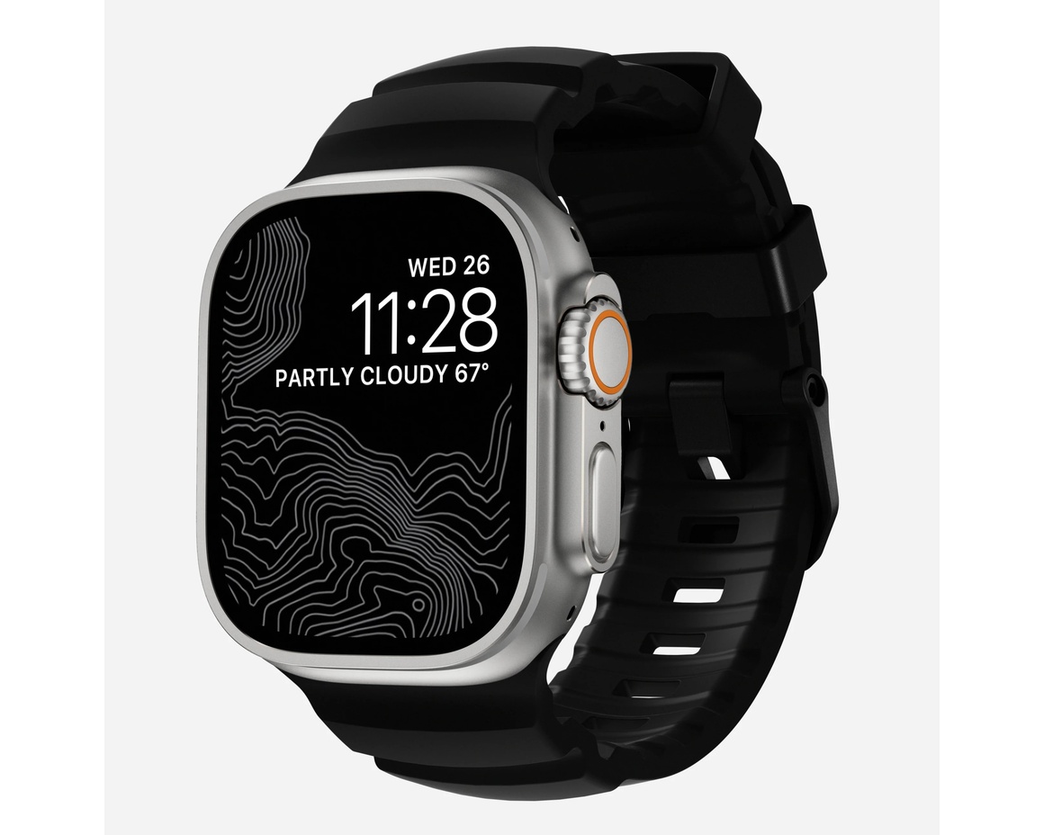 Nomad - Rocky Point Band - 46mm/49mm | Storm | Natural Hardware