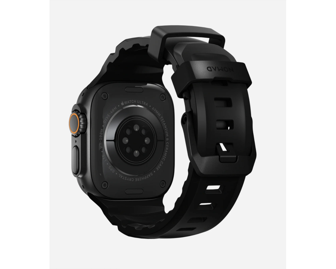 Nomad - Rocky Point Band - 46mm/49mm | Carbon Black | Black Hardware