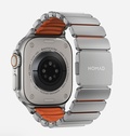 Nomad - Stratos Band - 49mm | Natural Titanium | Ultra Orange FKM