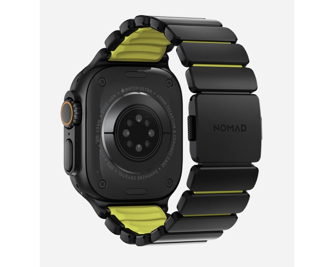 Nomad - Stratos Band - 49mm | Black Titanium | Volt FKM