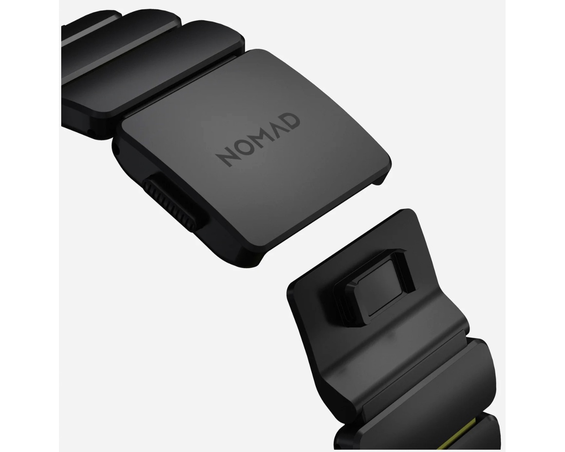 Nomad - Stratos Band - 49mm | Black Titanium | Volt FKM