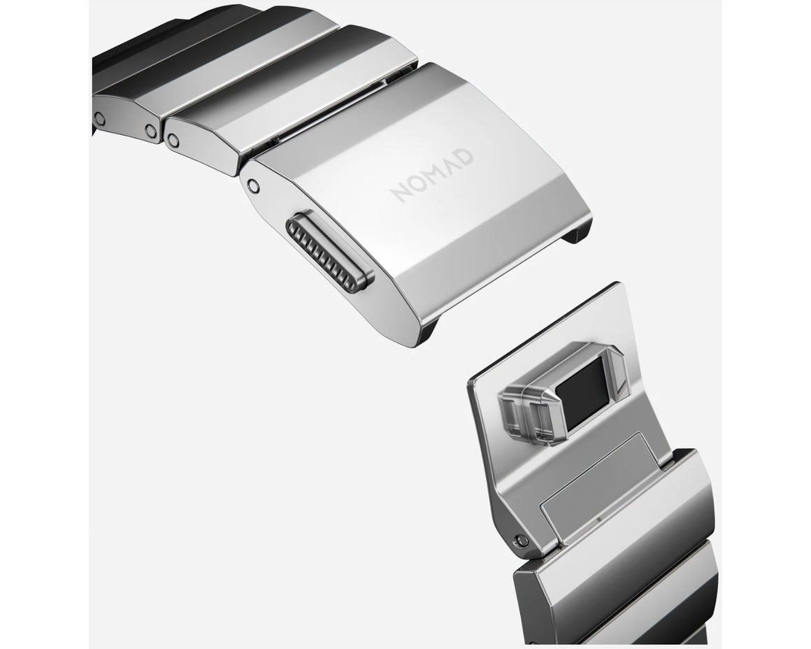 Nomad - Steel Band - 41mm/42mm | Silver Hardware