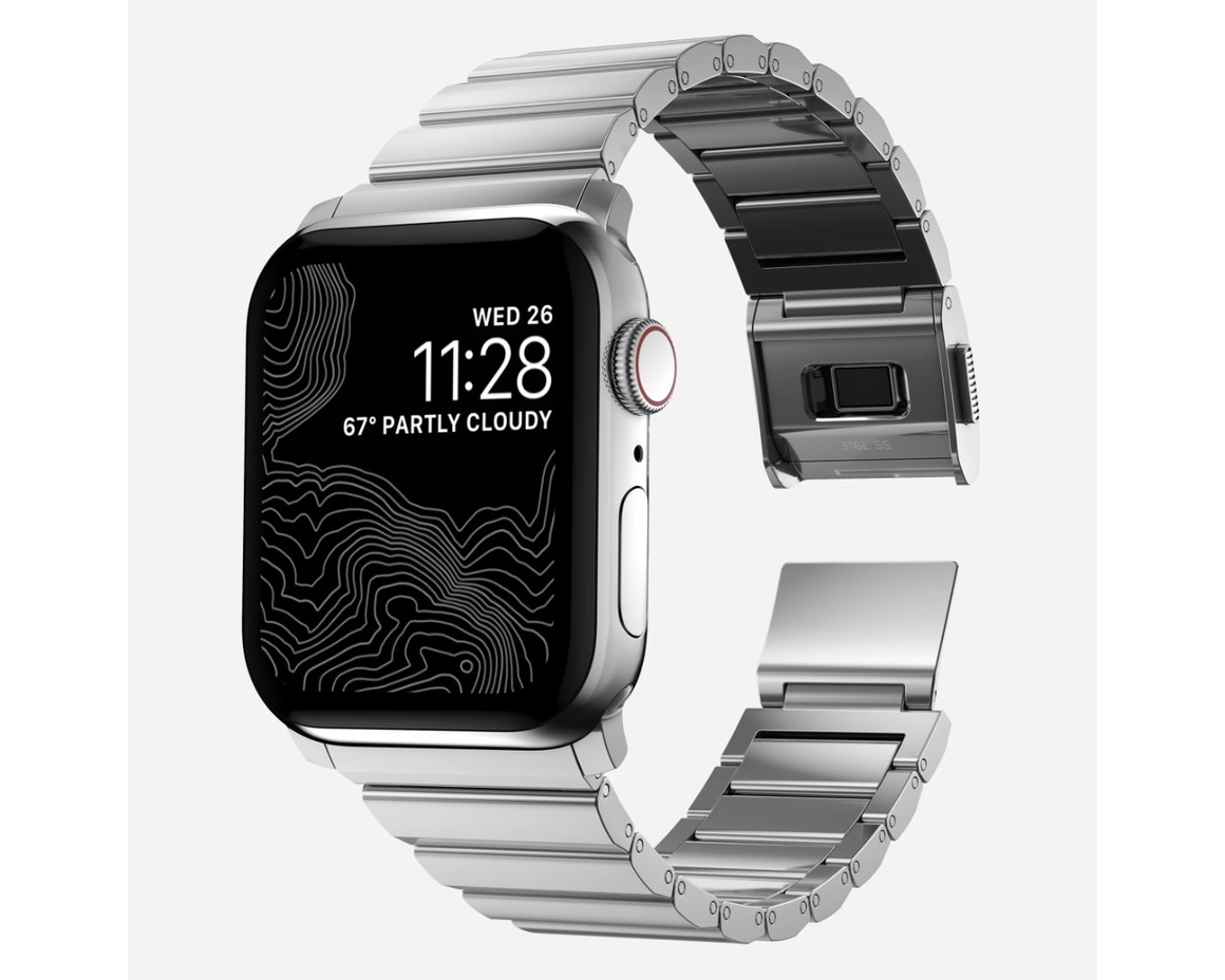 Nomad - Steel Band - 41mm/42mm | Silver Hardware