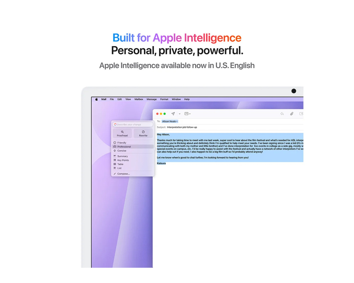 iMac 24 Retina 4.5K (2024) M4 8-core CPU, 8-core GPU/16GB/256GB SSD - Lila - (Standard)