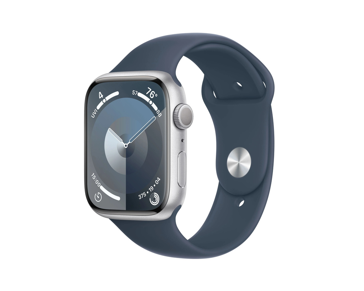 Begagnad Apple Watch Series 9 GPS 45mm Silver Aluminiumboett - Gradering B