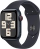 Begagnad Apple Watch SE 2023 GPS 44mm Midnatt Aluminiumboett med Midnatt Sport Band - M/L- Gradering A