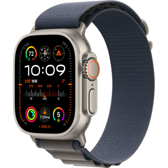 Begagnad Apple Watch Ultra 2 GPS + Cellular, 49mm Titanboett - Gradering A