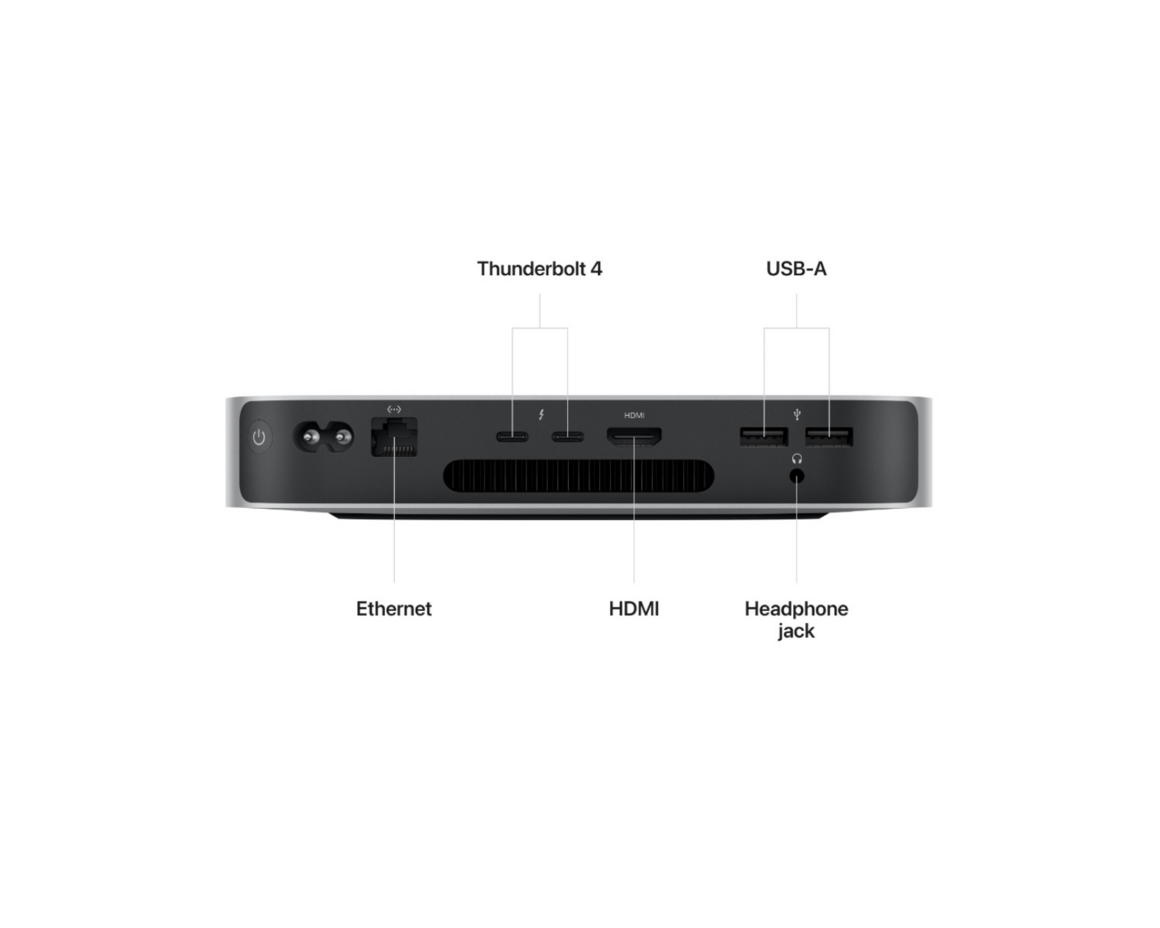 Mac mini M2 8-core CPU, 10-core GPU/8GB/512GB SSD