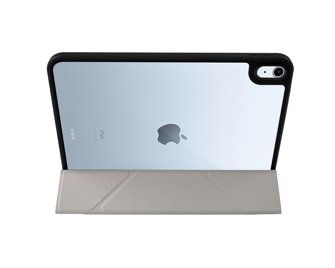 Pomologic - BookFold Clear till iPad 11(A16)/10,9 10th Gen - Clear/Svart