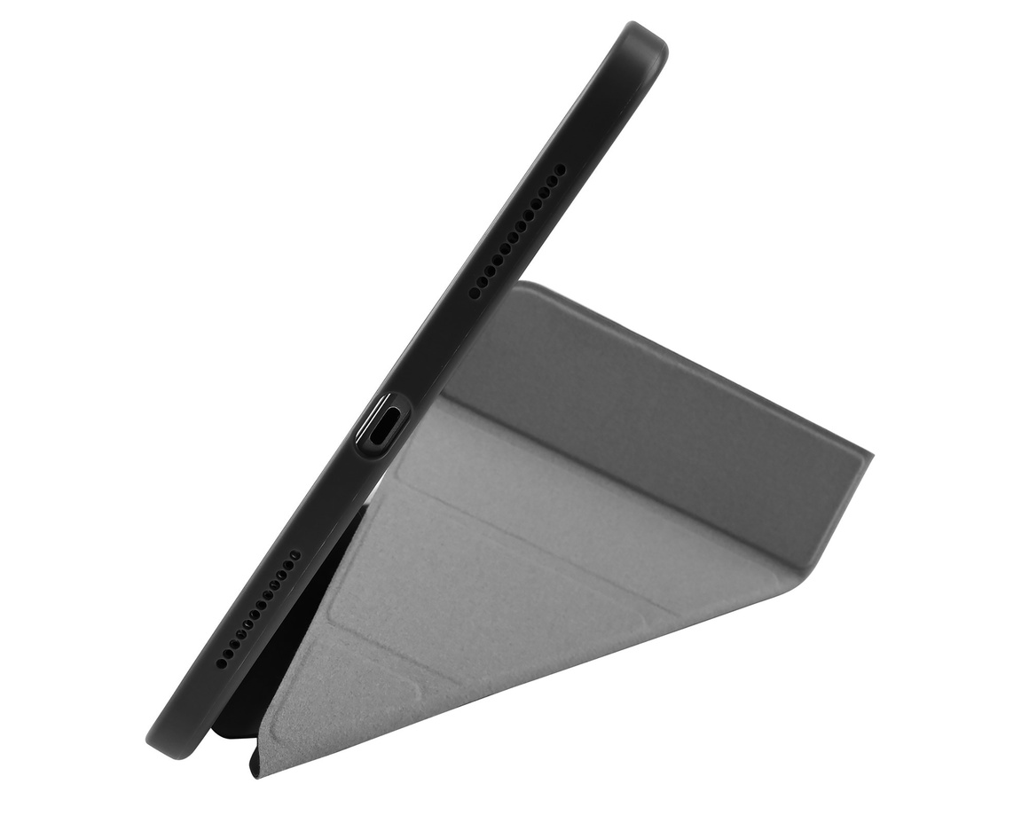 Pomologic - BookFold Clear till iPad 11(A16)/10,9 10th Gen - Clear/Svart