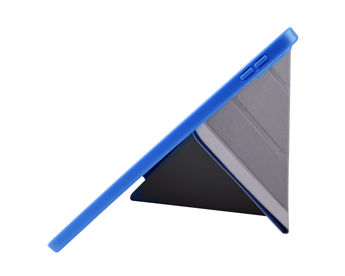 Pomologic - BookFold Clear till iPad 11(A16)/10,9 10th Gen - Clear/Blå