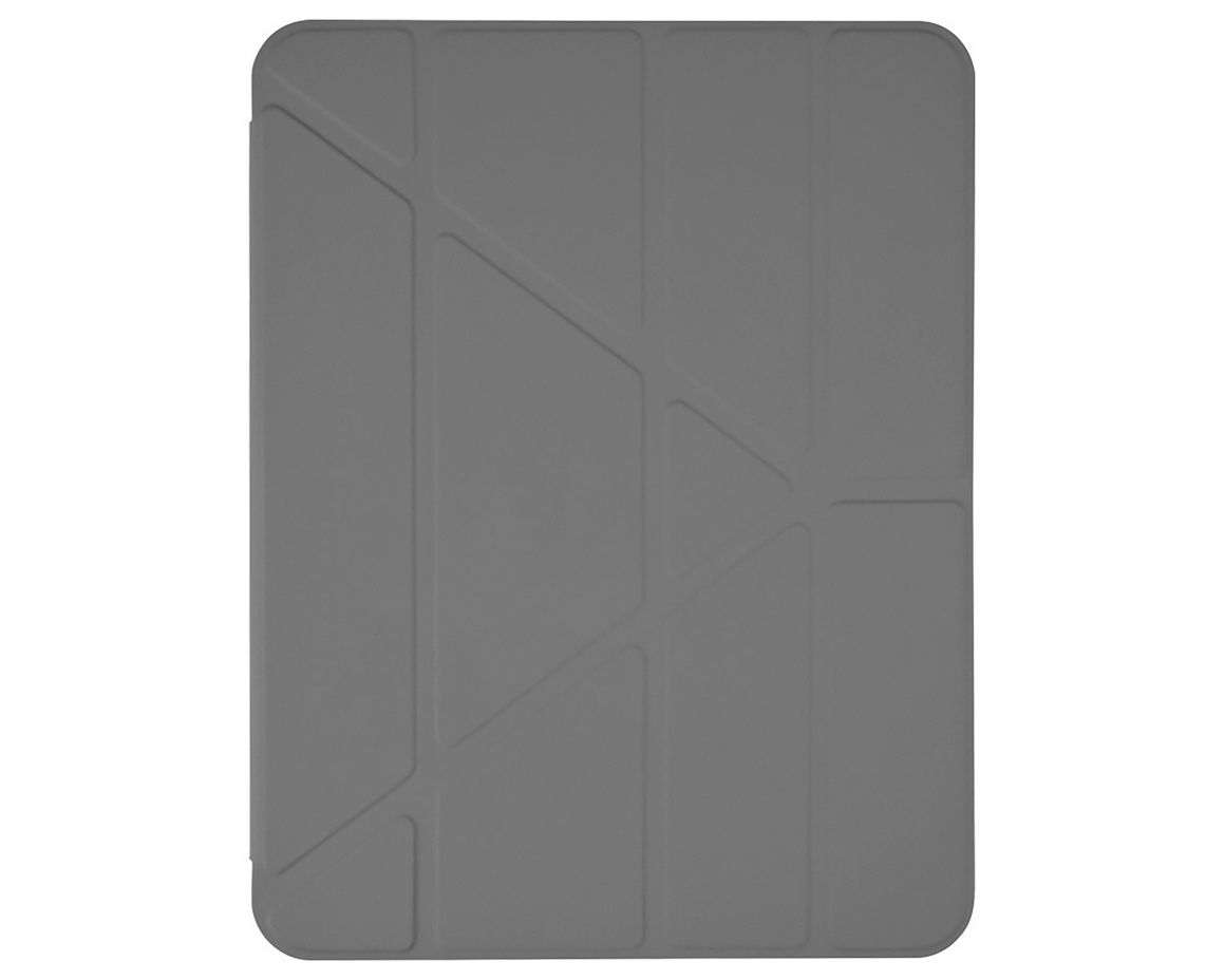 Pomologic - BookFold Clear till iPad Air 13 (M2/M3) - Clear/Grå