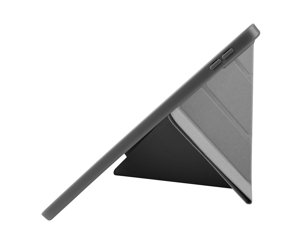 Pomologic - BookFold Clear till iPad 11(A16)/10,9 10th Gen - Clear/Grå