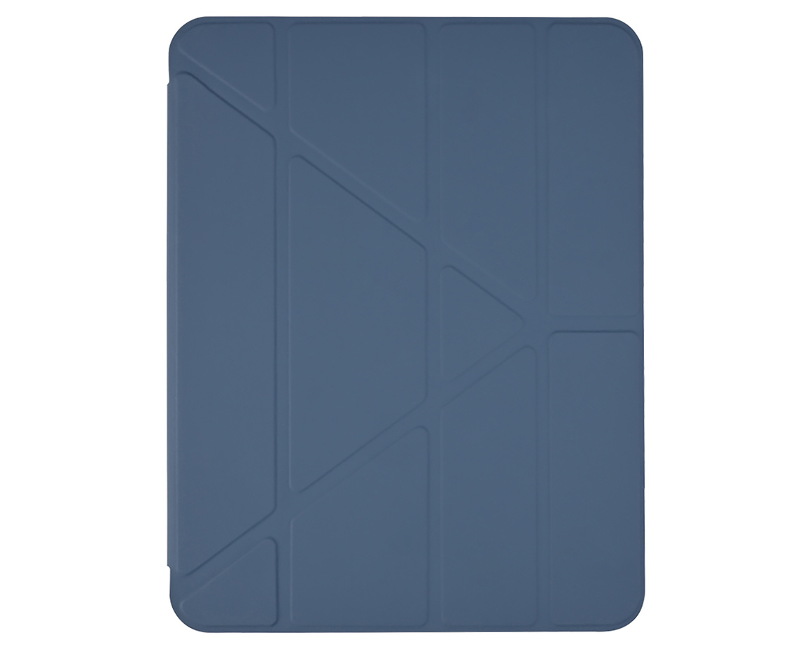 Pomologic - BookFold Clear till iPad Air 11 (M2/M3) - Clear/Marinblå