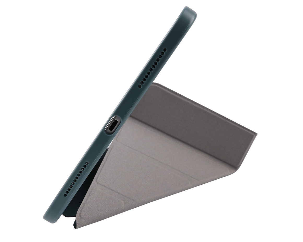 Pomologic - BookFold Clear till iPad 11(A16)/10,9 10th Gen - Clear/Marinblå