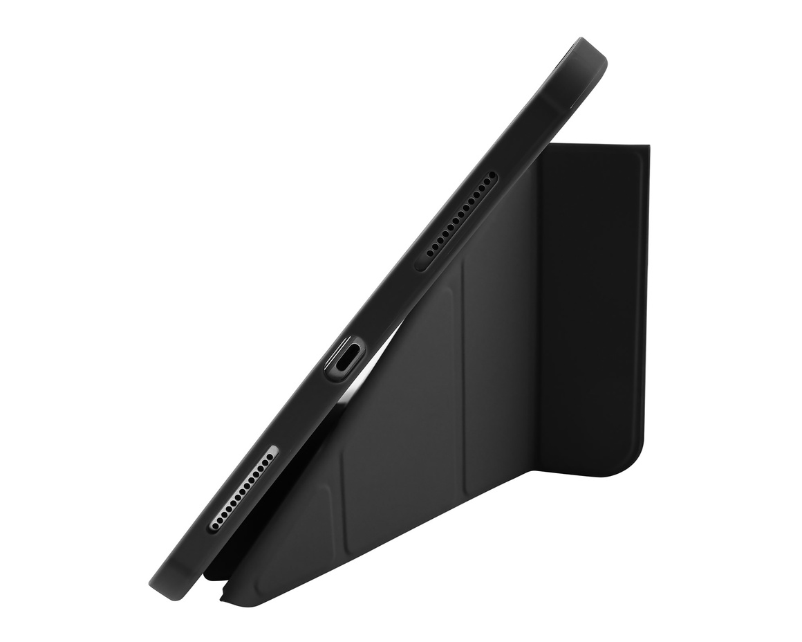 Pomologic - BookFold Clear till iPad Air 11 (M2/M3) - Clear/Svart