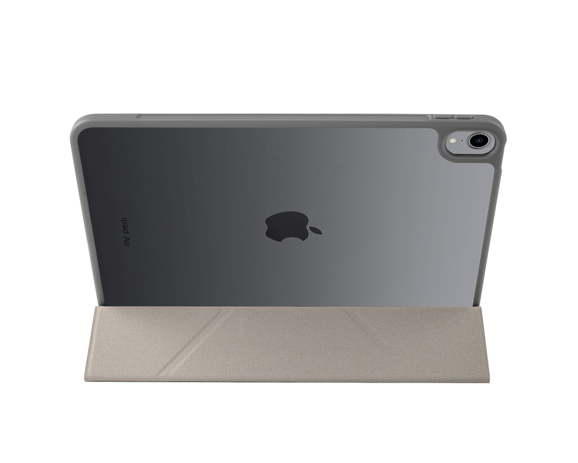 Pomologic - BookFold Clear till iPad Air 11 (M2/M3) - Clear/Grå