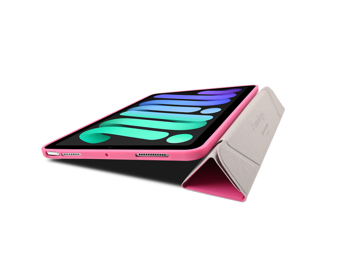Pomologic - BookFold Clear till iPad Air 11 (M2/M3) - Clear/Rosa