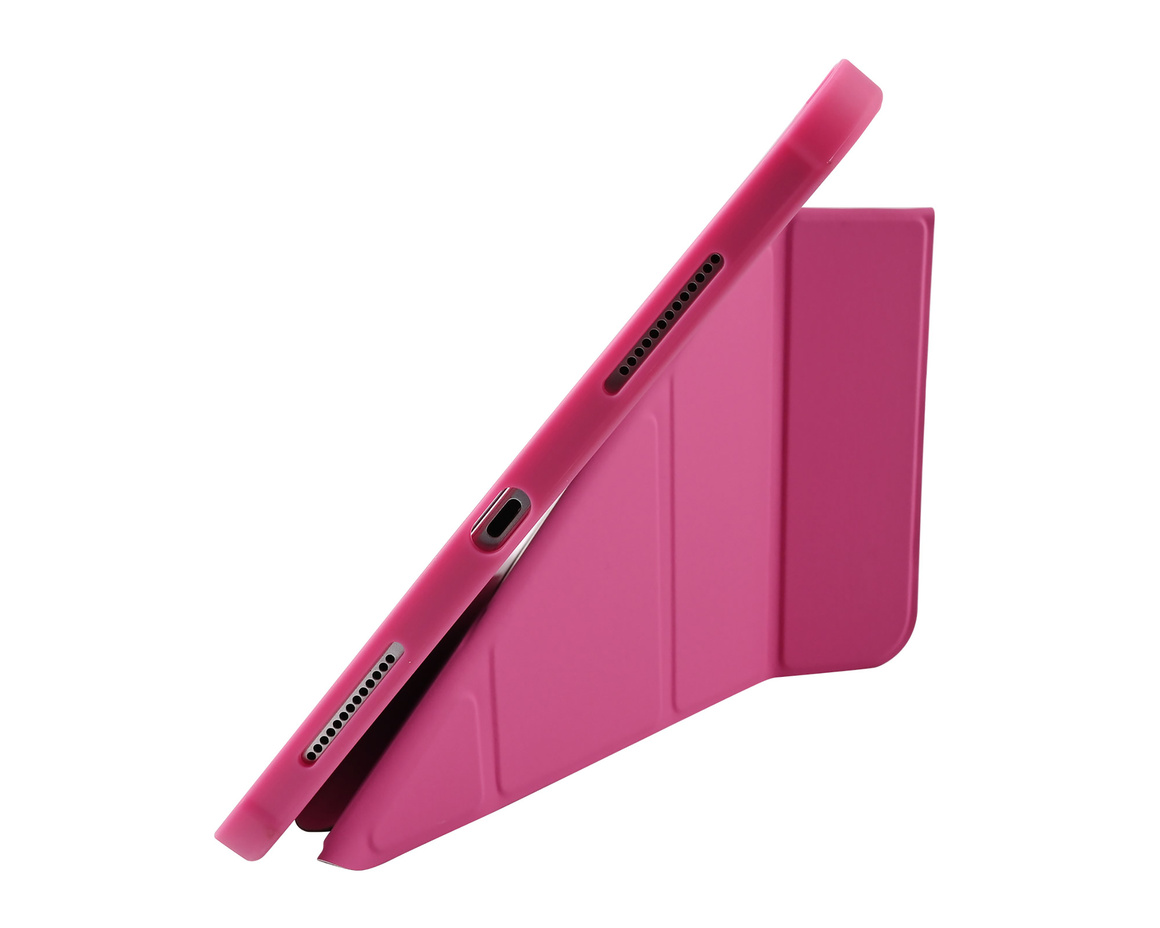 Pomologic - BookFold Clear till iPad Air 11 (M2/M3) - Clear/Rosa