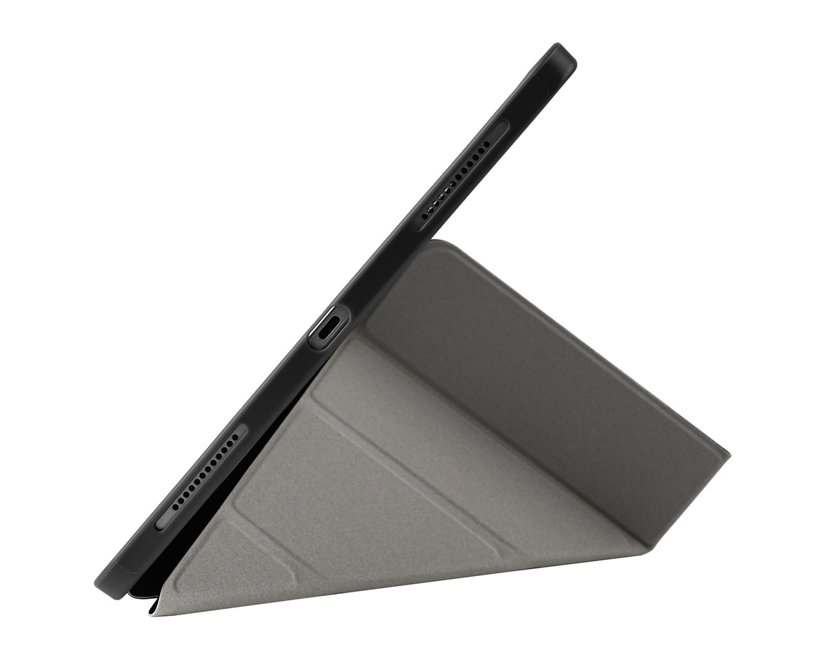 Pomologic - BookFold Clear till iPad Air 13 (M2/M3) - Clear/Svart