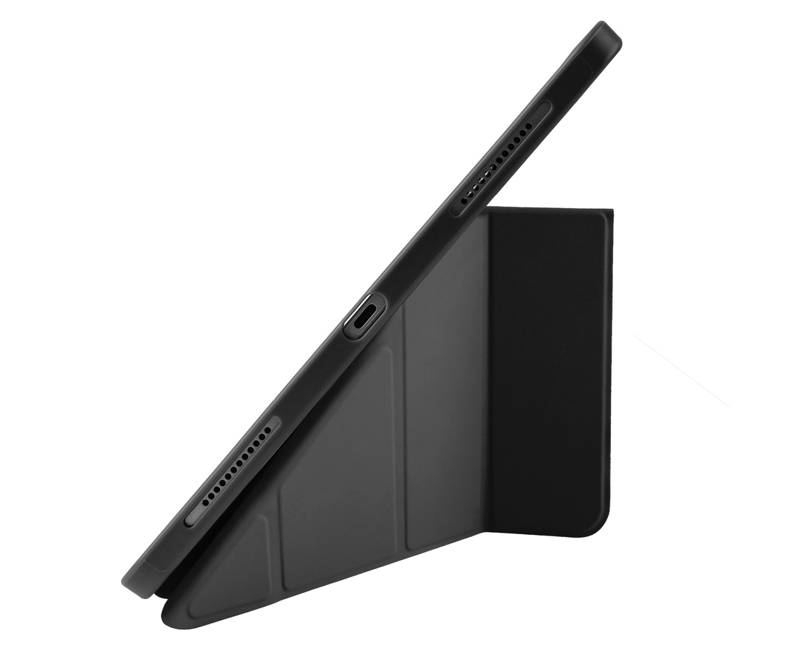 Pomologic - BookFold Clear till iPad Air 13 (M2/M3) - Clear/Svart